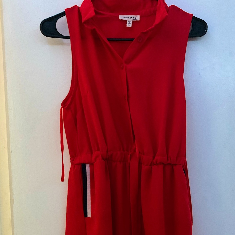 Beautiful deep red dress